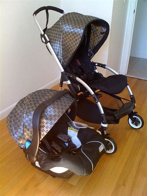 gucci bike seat|Gucci strollers and car seats.